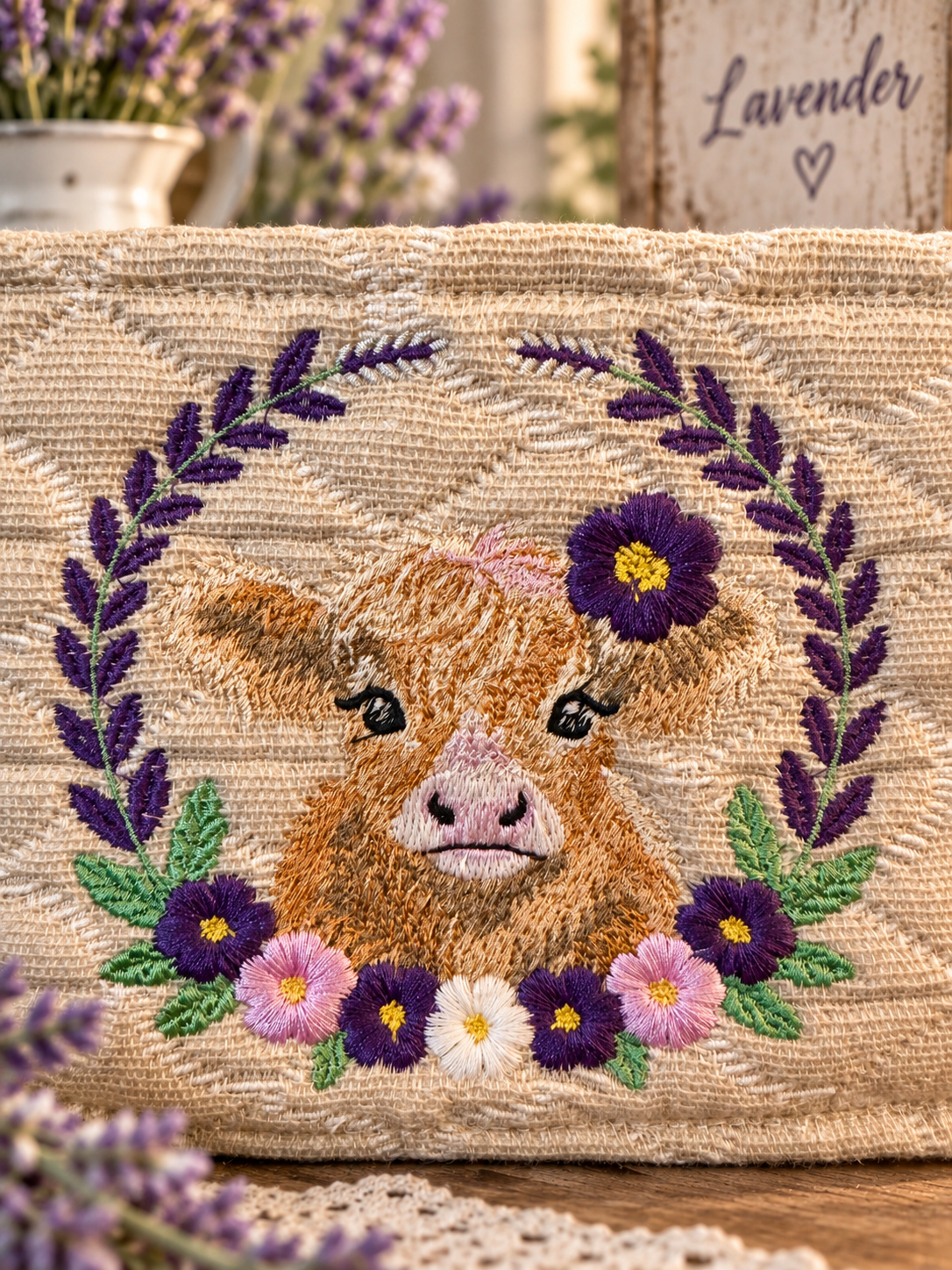 Purple Cow Day Bag