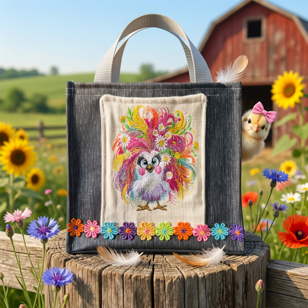 Wild Haired Chicken Day Bag