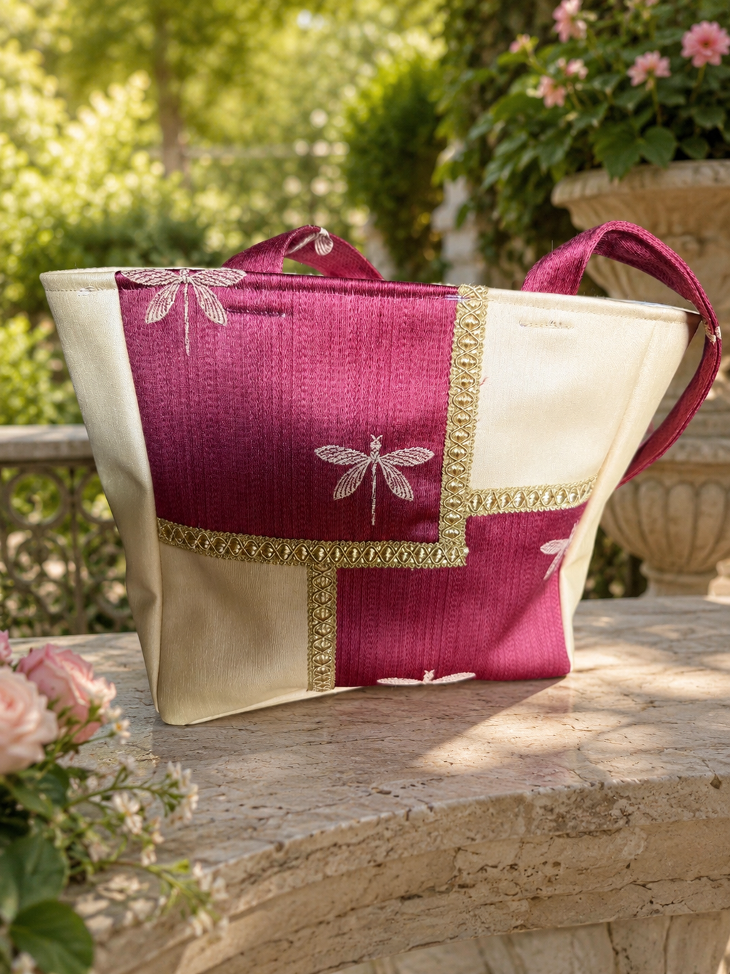 Dragonfly Blocks Day Bag