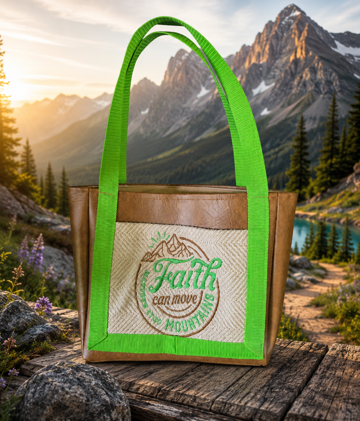 Faith Moves Mountains Day Bag