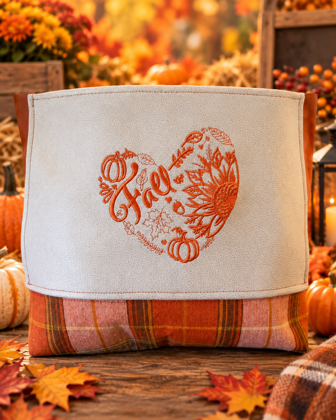 Plaid Love Day Bag