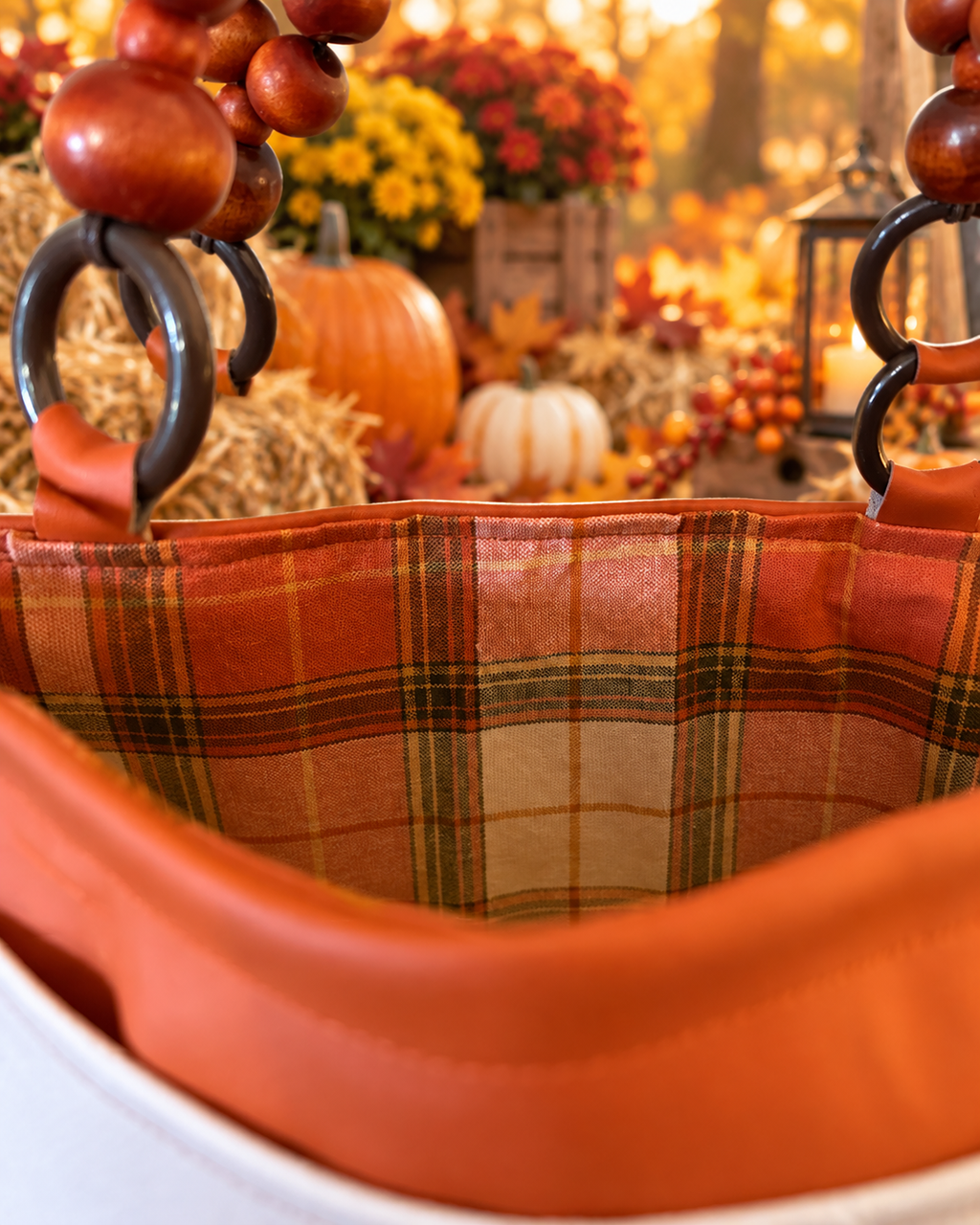 Plaid Love Day Bag