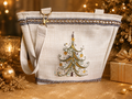 Golden Christmas Tree Day Bag