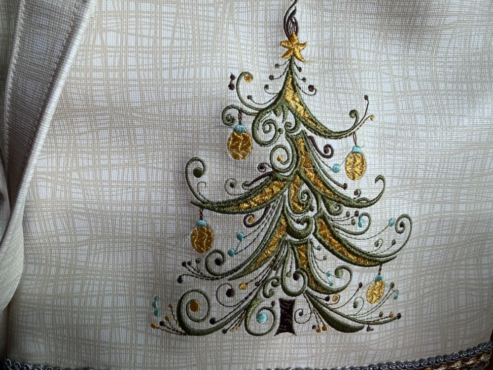 Golden Christmas Tree Day Bag