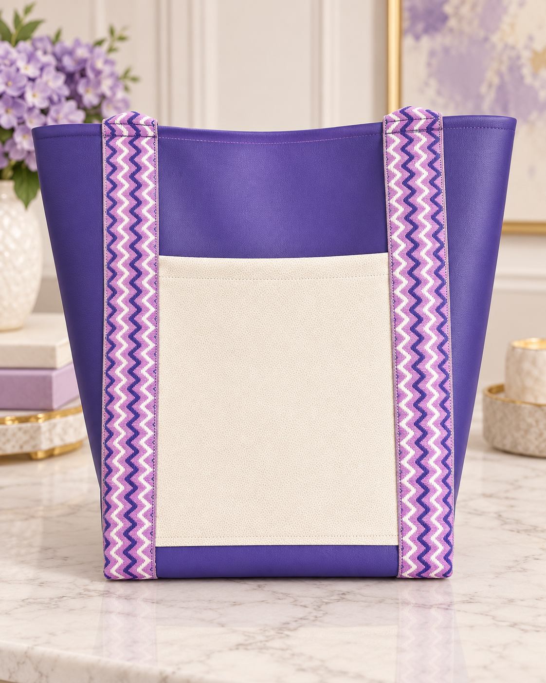 Purple Rain Day Bag (Custom Made)