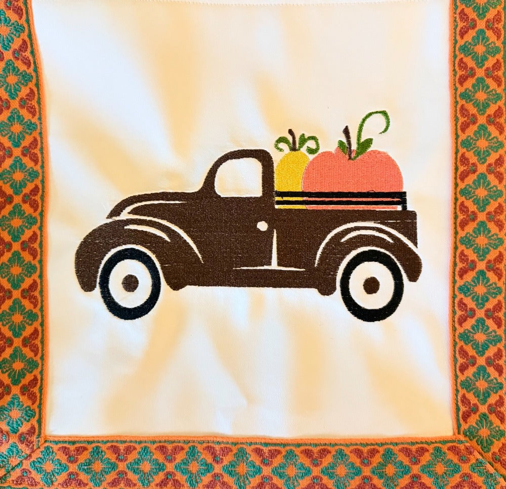 Pumpkin Patch Truck Day Bag