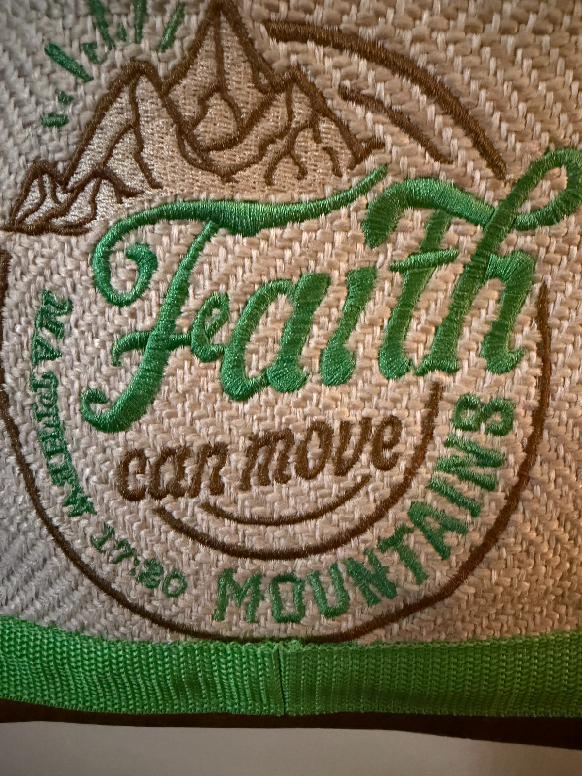 Faith Moves Mountains Day Bag