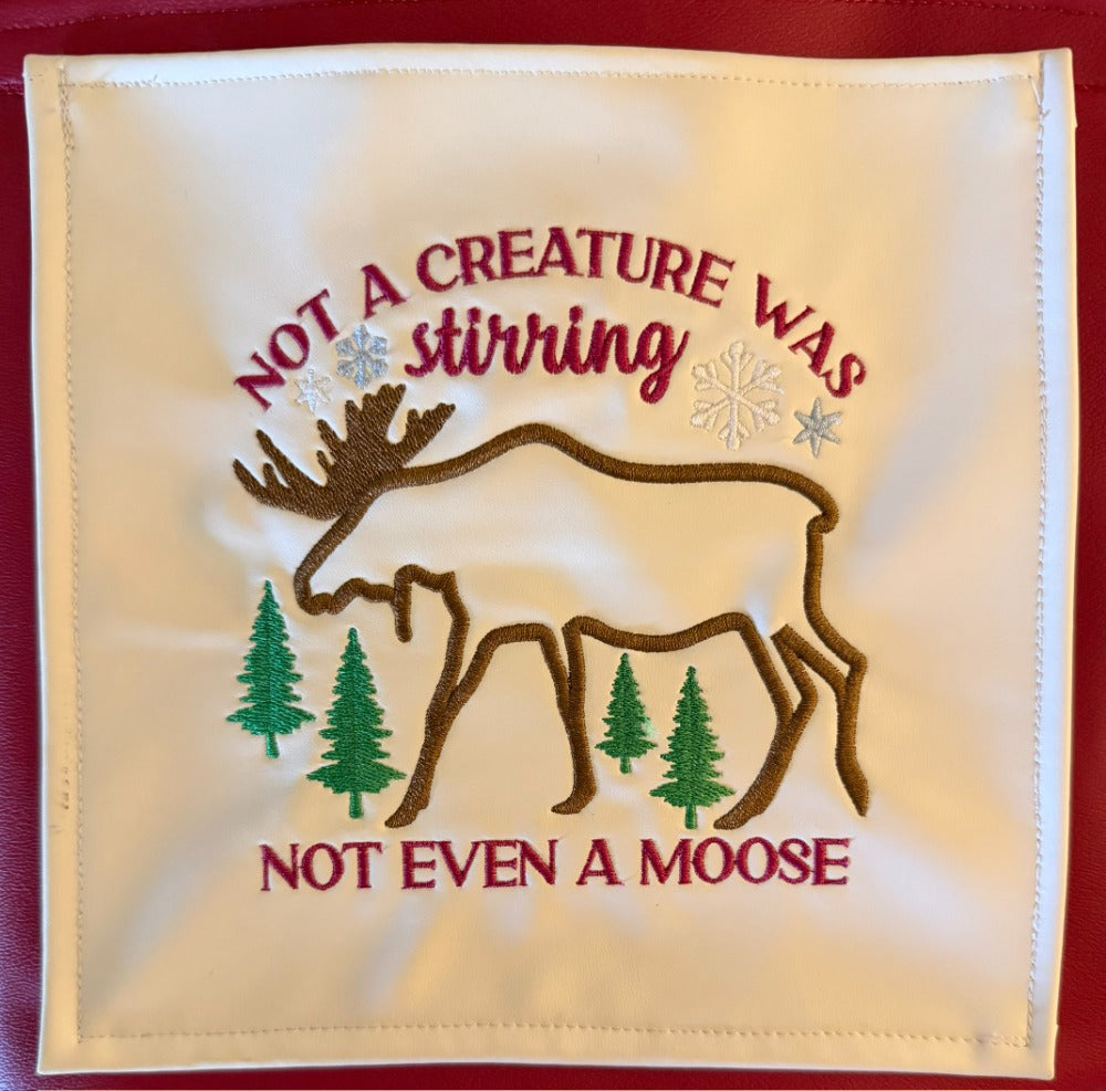 Christmas Moose Day Bag